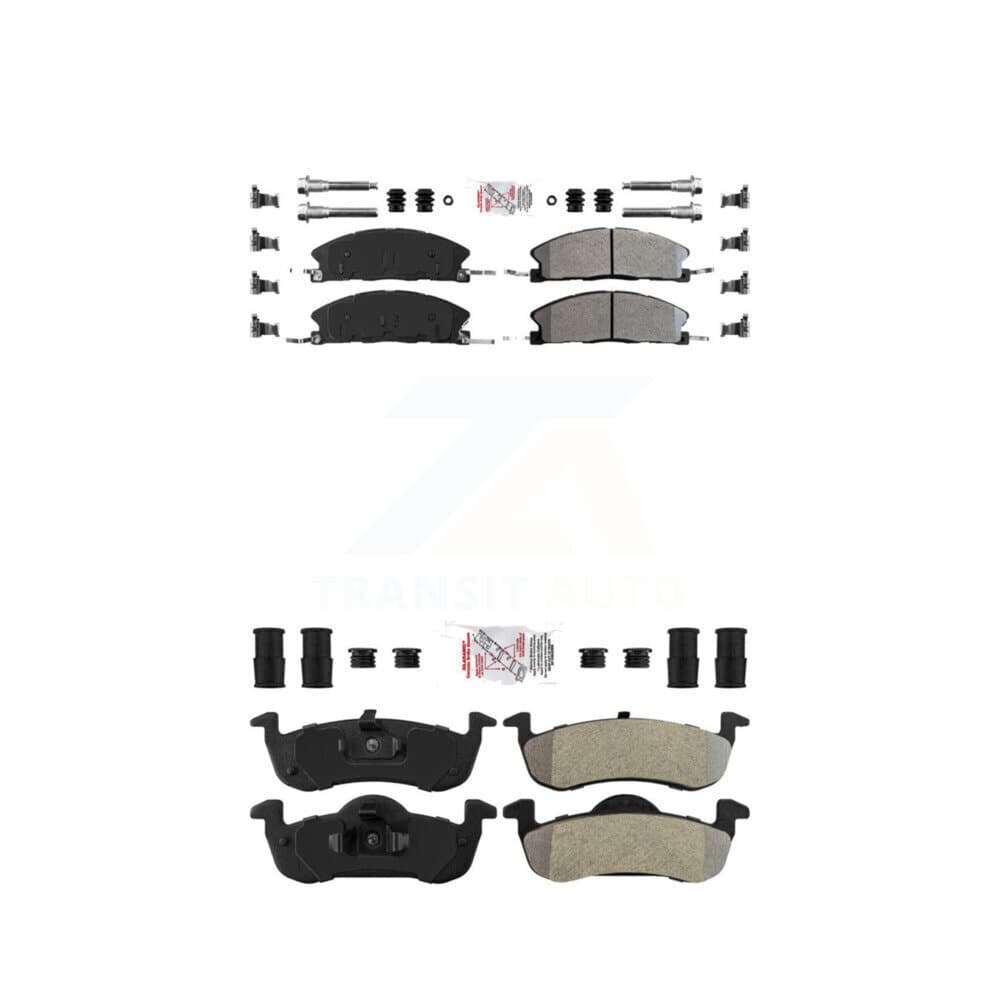 AmeriBRAKES - KNF-101564 - Front and Rear Disc Brake Pad Kits image 1