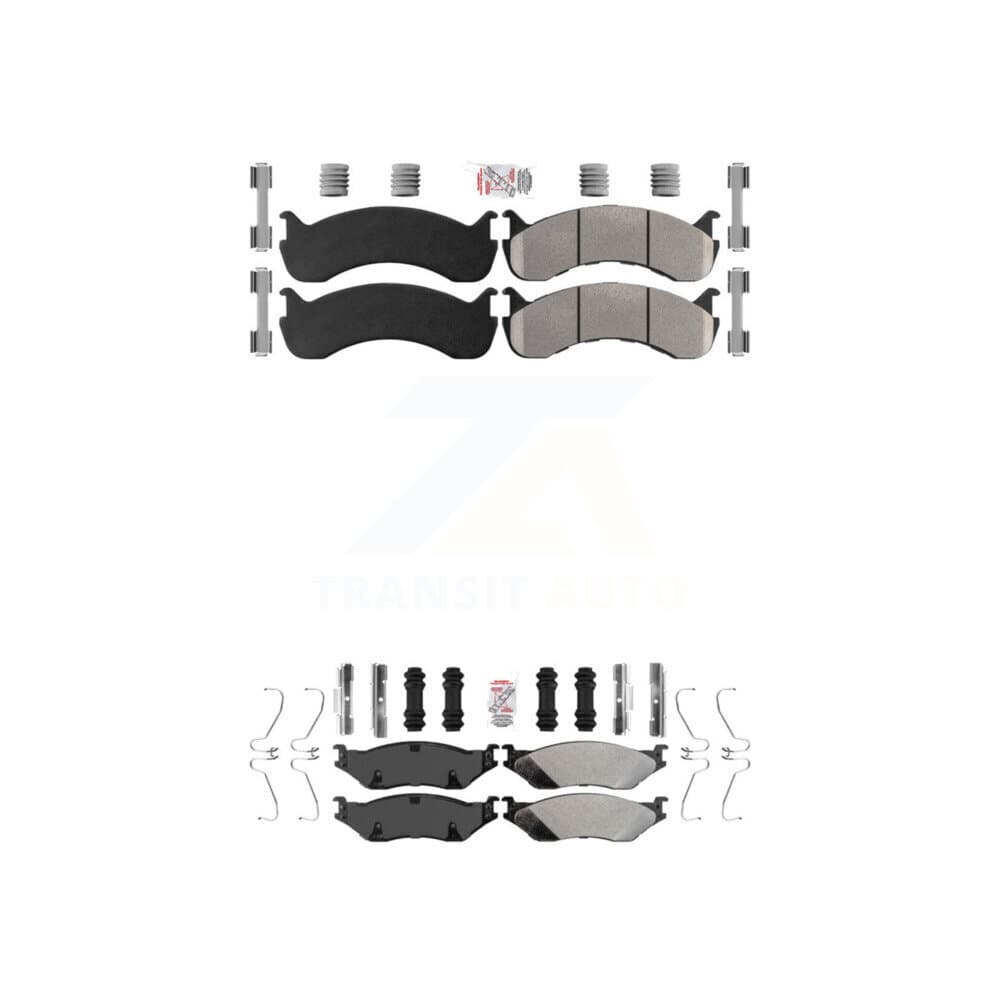 AmeriBRAKES - KNF-101571 - Front and Rear Disc Brake Pad Kits image 1
