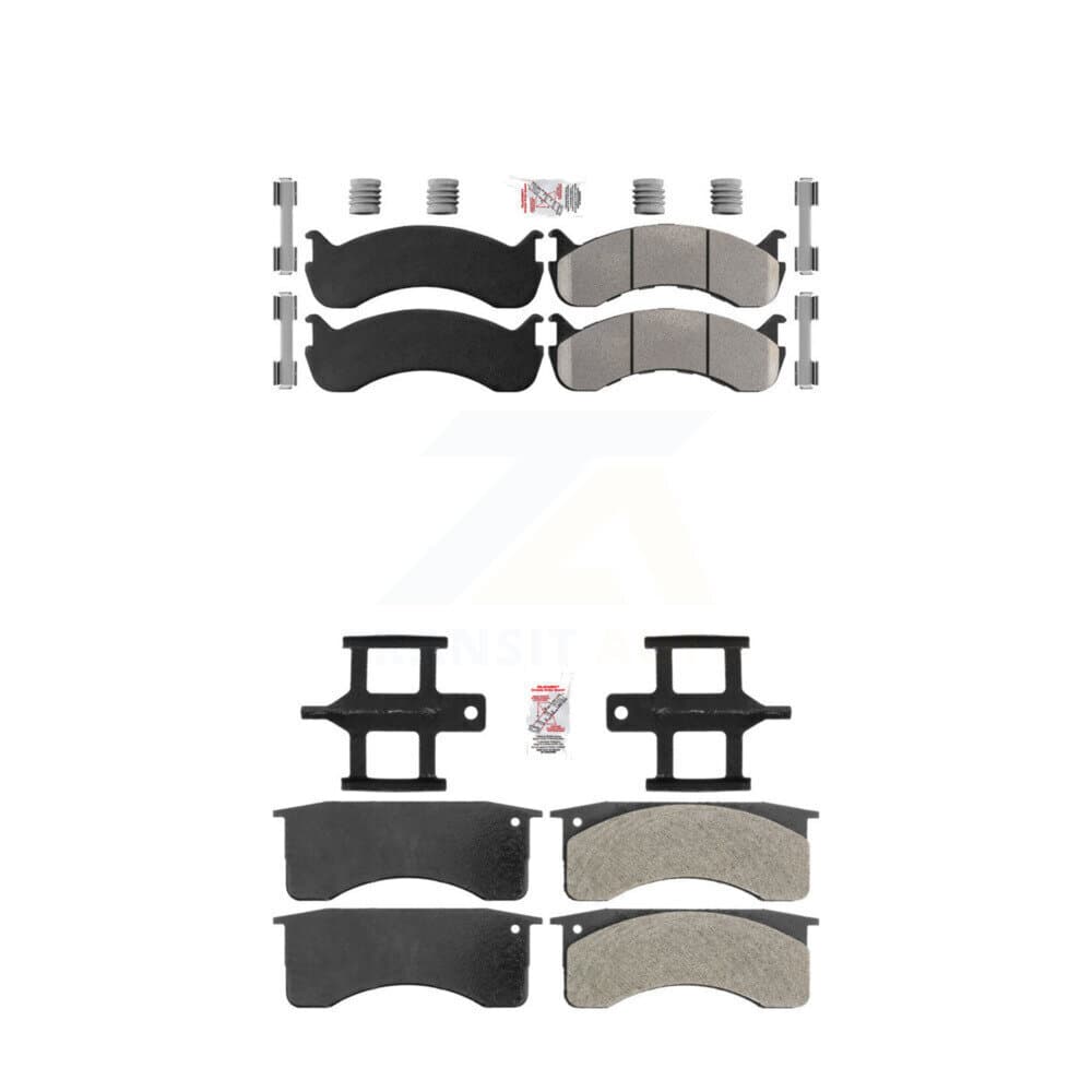 AmeriBRAKES - KNF-101582 - Front and Rear Disc Brake Pad Kits image 1