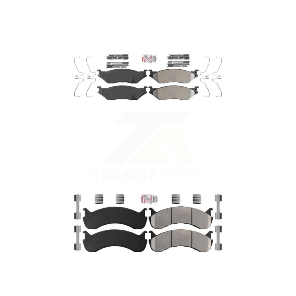 AmeriBRAKES - KNF-101653 - Front and Rear Disc Brake Pad Kits image 1