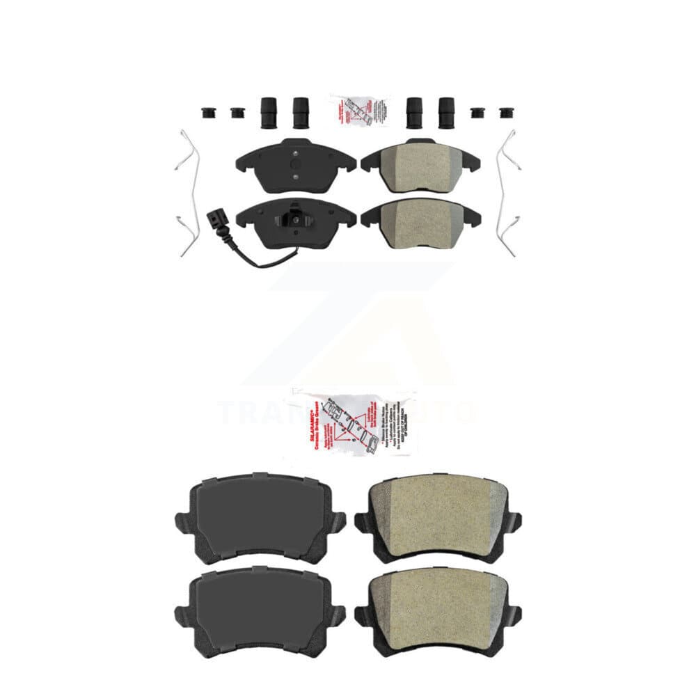 AmeriBRAKES - KNF-101659 - Front and Rear Disc Brake Pad Kits image 1