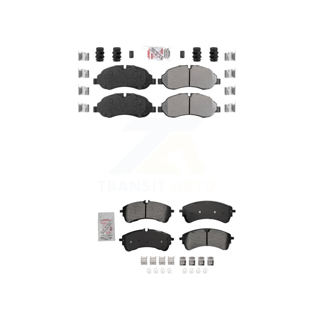 AmeriBRAKES - KNF-101686 - Front and Rear Disc Brake Pad Kits image 1