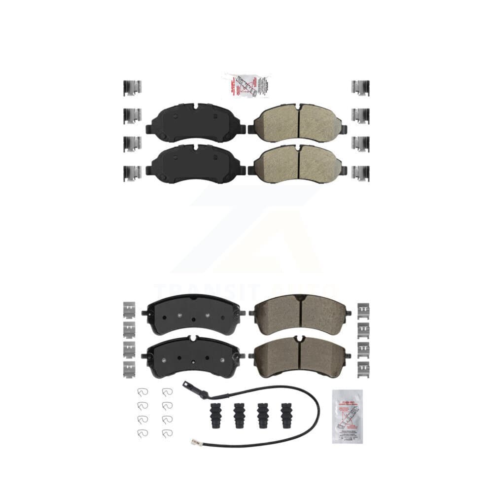 AmeriBRAKES - KNF-101687 - Front and Rear Disc Brake Pad Kits image 1