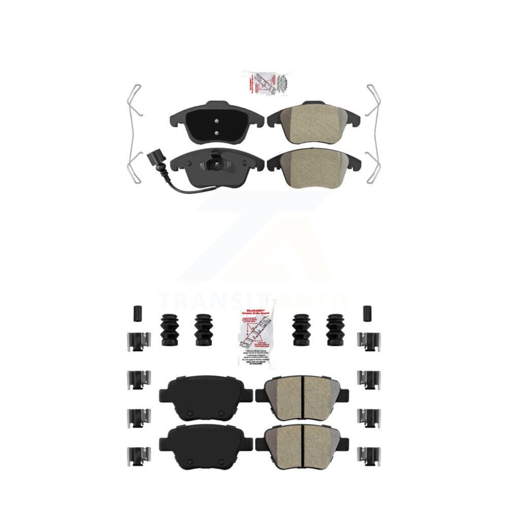 AmeriBRAKES - KNF-101700 - Front and Rear Disc Brake Pad Kits image 1