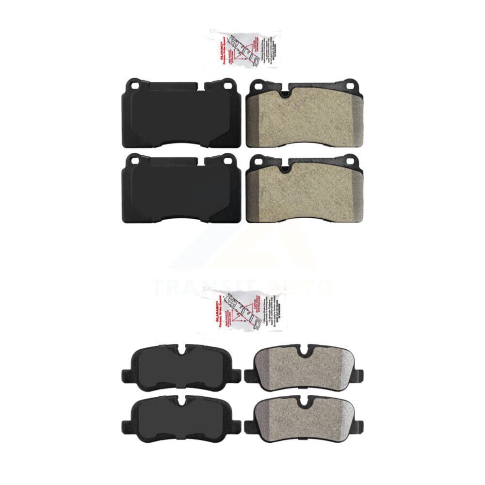 AmeriBRAKES - KNF-101713 - Front and Rear Disc Brake Pad Kits image 1