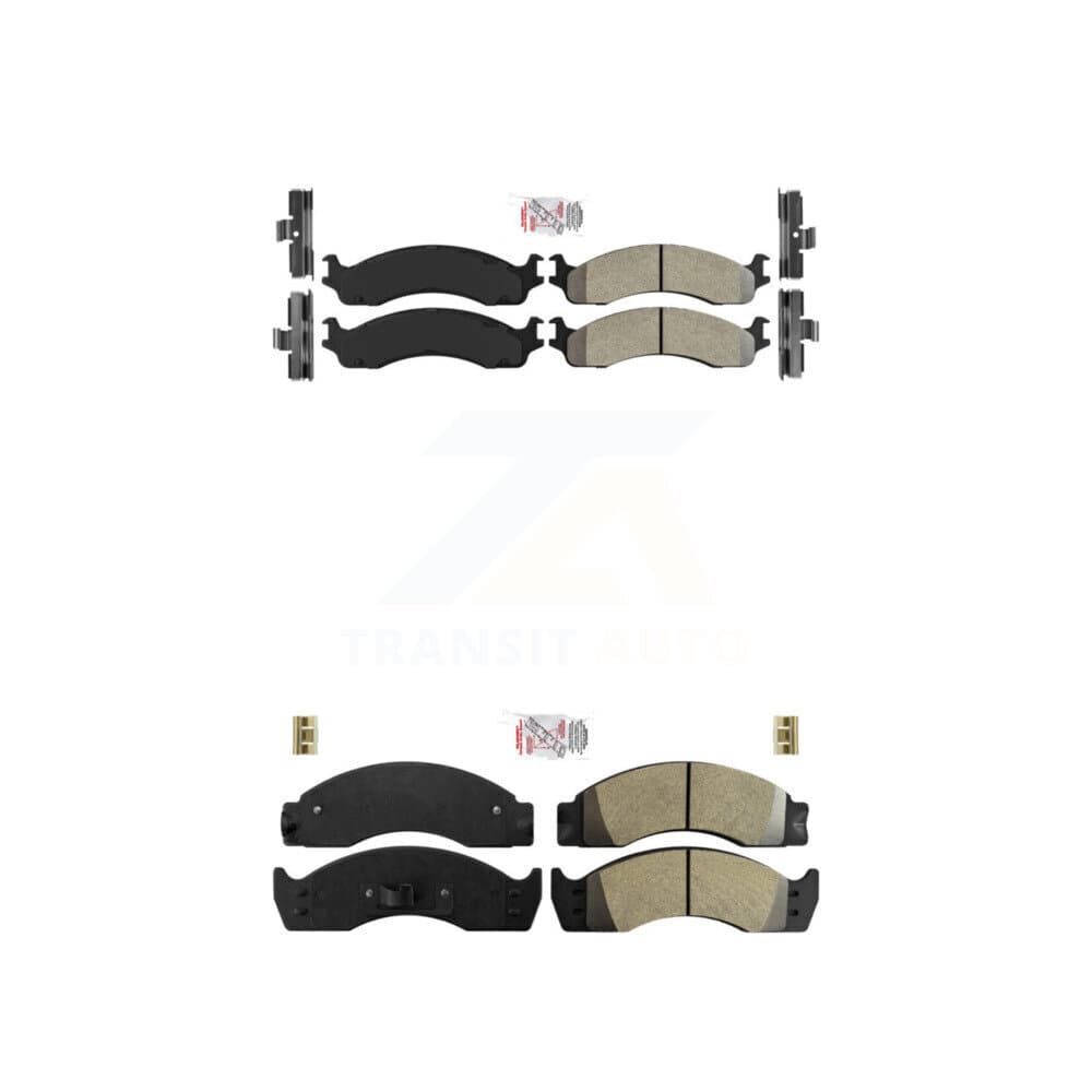 AmeriBRAKES - KNF-101714 - Front and Rear Disc Brake Pad Kits image 1