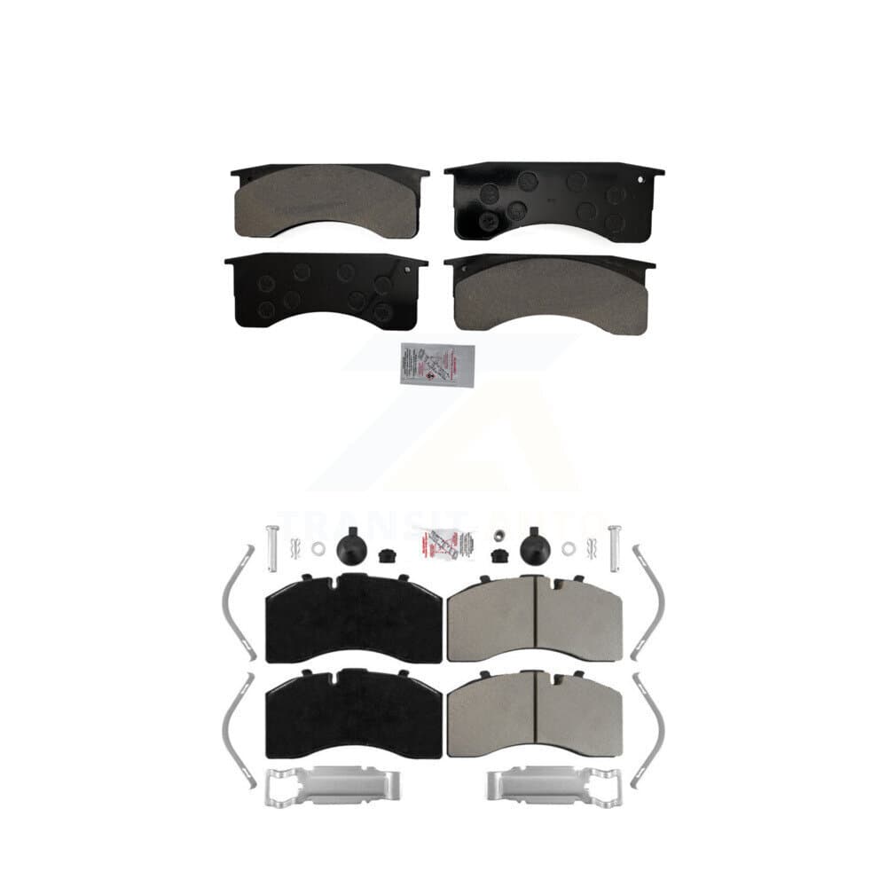 AmeriBRAKES - KNF-101742 - Front and Rear Disc Brake Pad Kits image 1