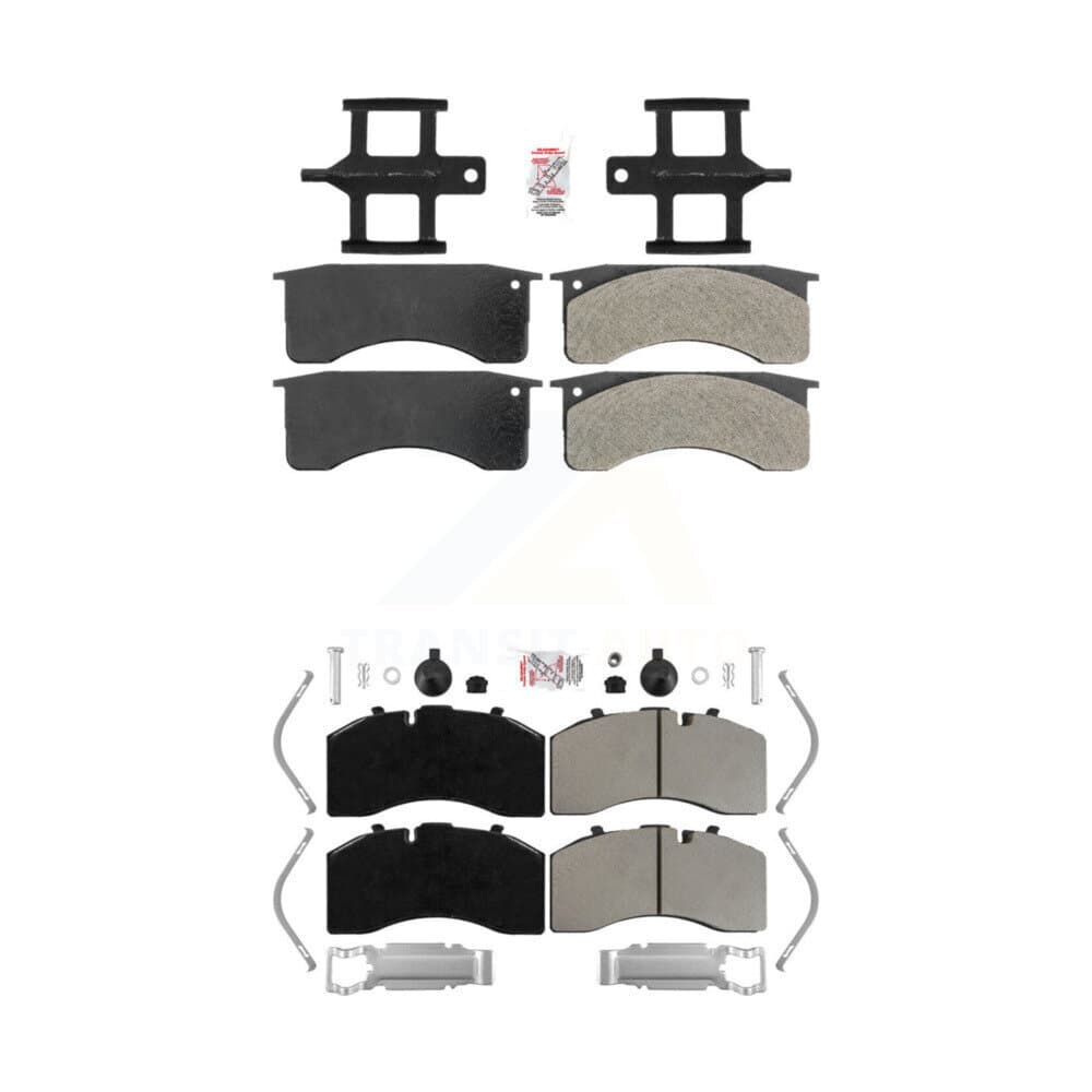 AmeriBRAKES - KNF-101745 - Front and Rear Disc Brake Pad Kits image 1