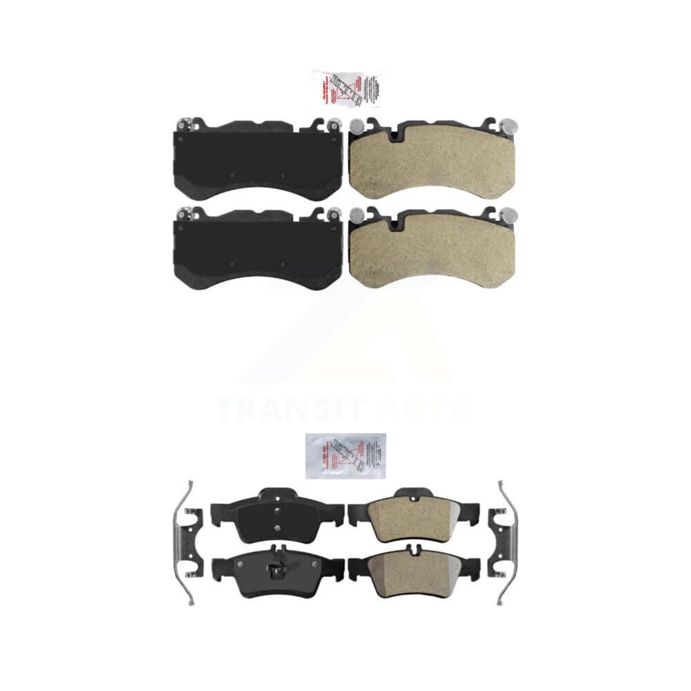 AmeriBRAKES - KNF-101767 - Front and Rear Disc Brake Pad Kits image 1