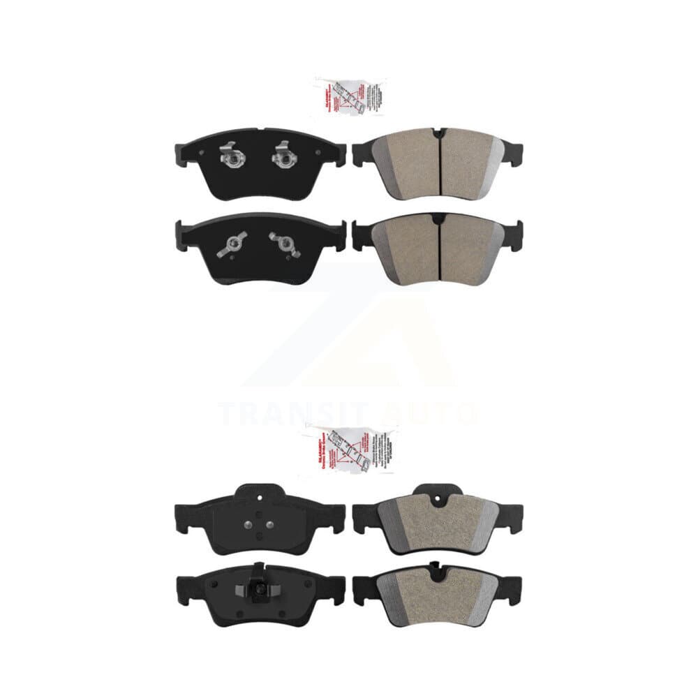 AmeriBRAKES - KNF-101774 - Front and Rear Disc Brake Pad Kits image 1