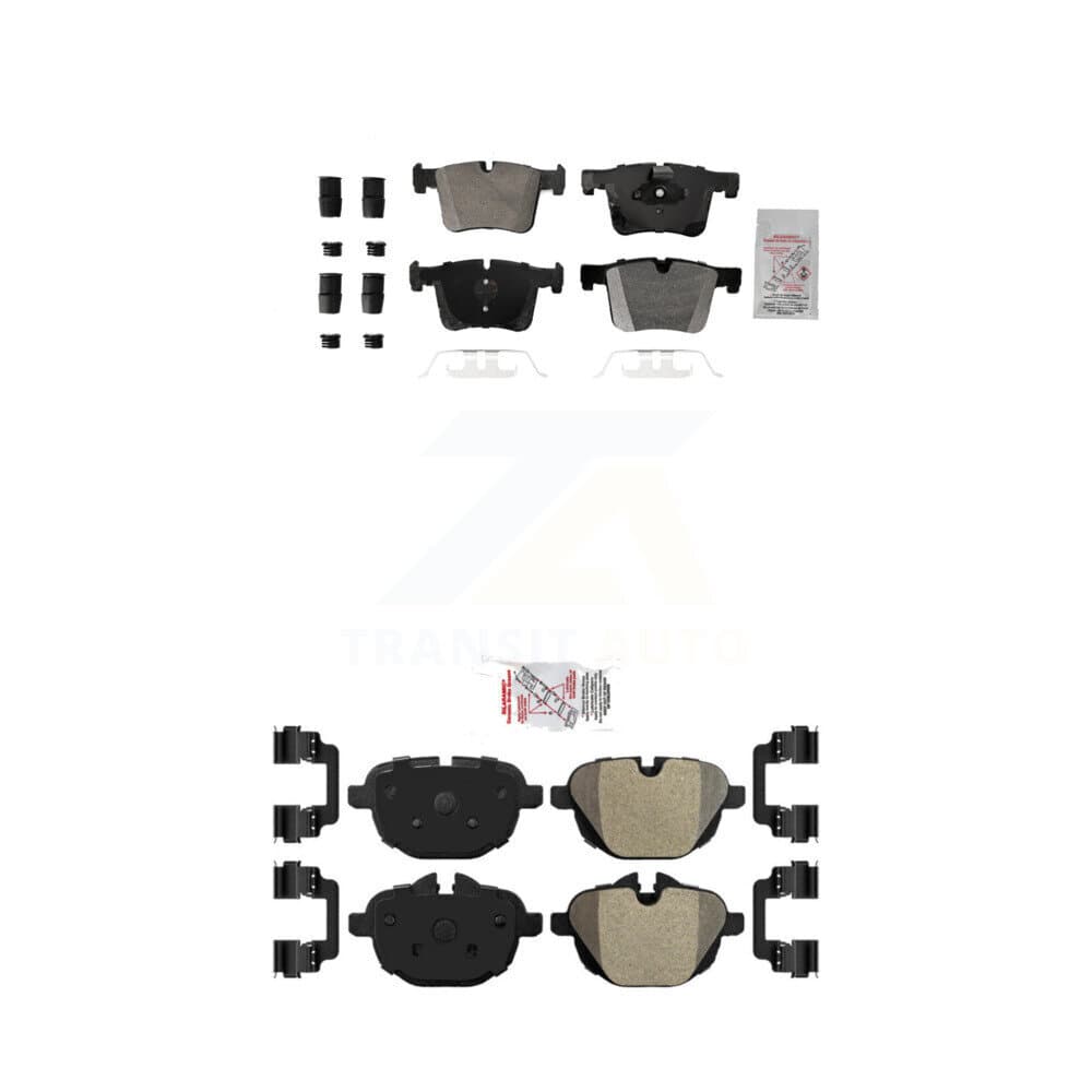AmeriBRAKES - KNF-101798 - Front and Rear Disc Brake Pad Kits image 1