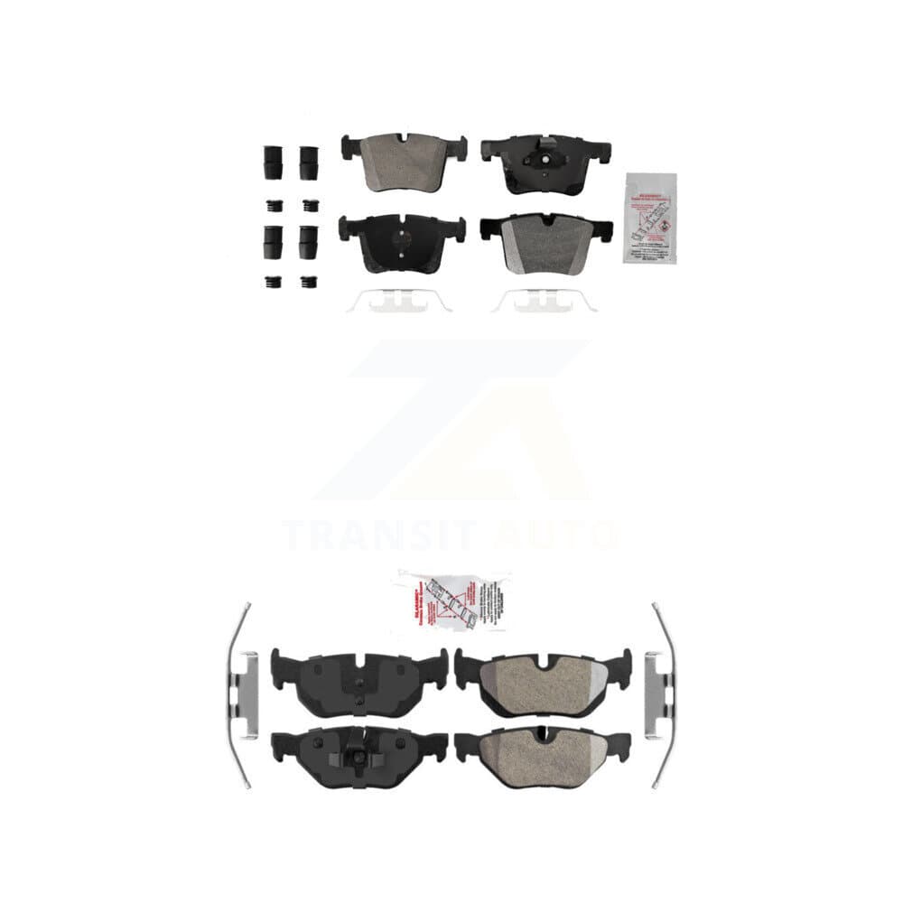 AmeriBRAKES - KNF-101800 - Front and Rear Disc Brake Pad Kits image 1
