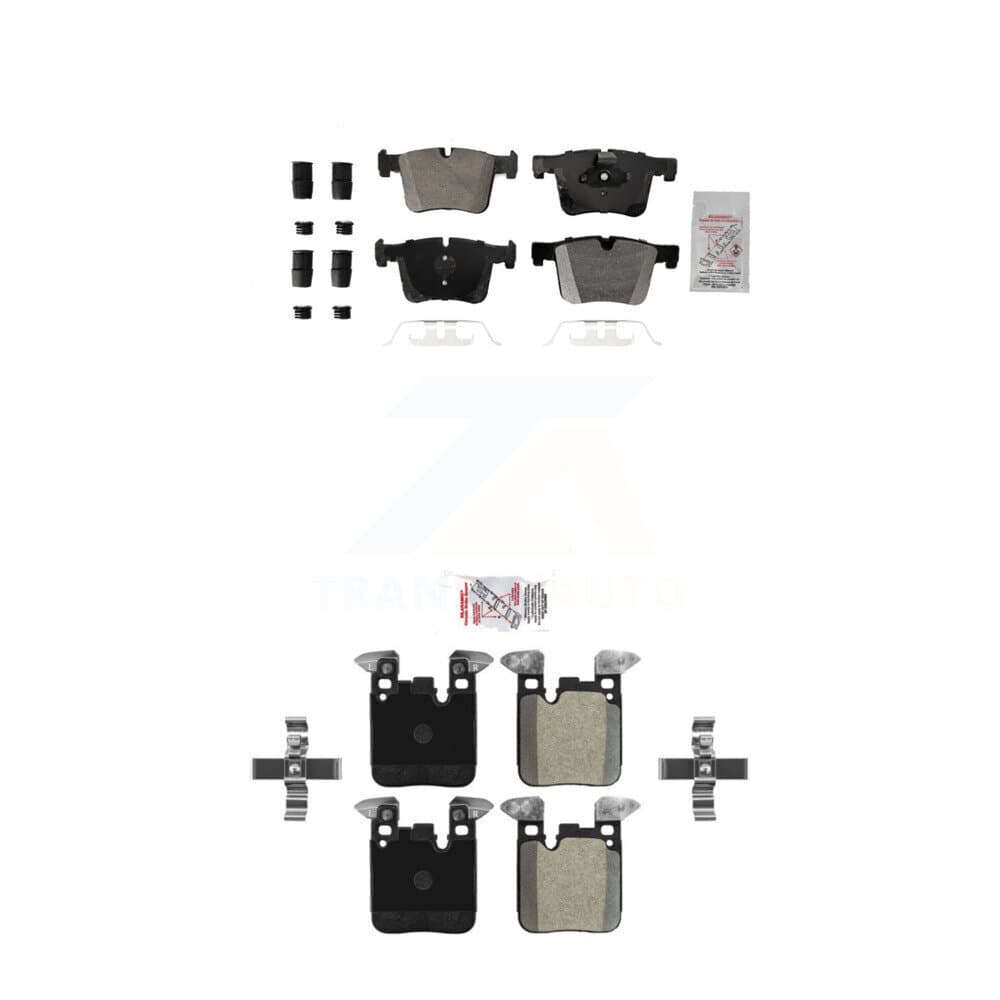 AmeriBRAKES - KNF-101801 - Front and Rear Disc Brake Pad Kits image 1