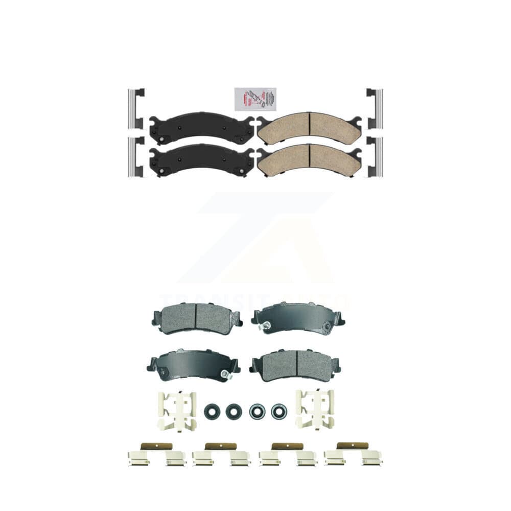 AmeriBRAKES - KNF-101819 - Front and Rear Disc Brake Pad Kits image 1