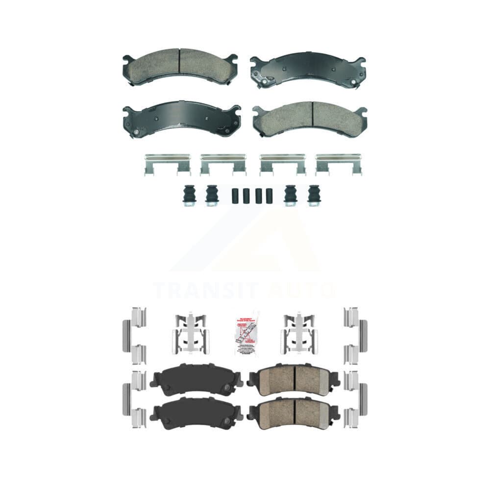 AmeriBRAKES - KNF-101820 - Front and Rear Disc Brake Pad Kits image 1