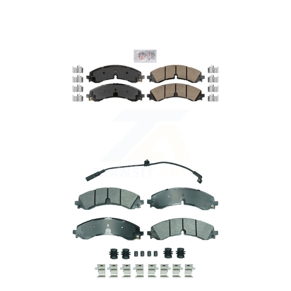 AmeriBRAKES - KNF-101853 - Front and Rear Disc Brake Pad Kits image 1