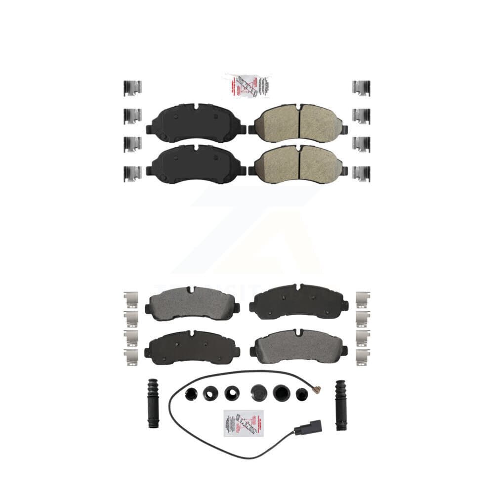AmeriBRAKES - KNF-101877 - Front and Rear Disc Brake Pad Kits image 1