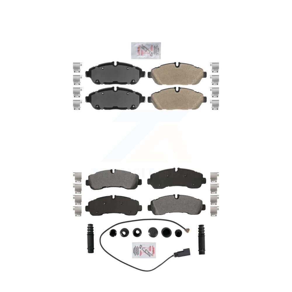 AmeriBRAKES - KNF-101878 - Front and Rear Disc Brake Pad Kits image 1