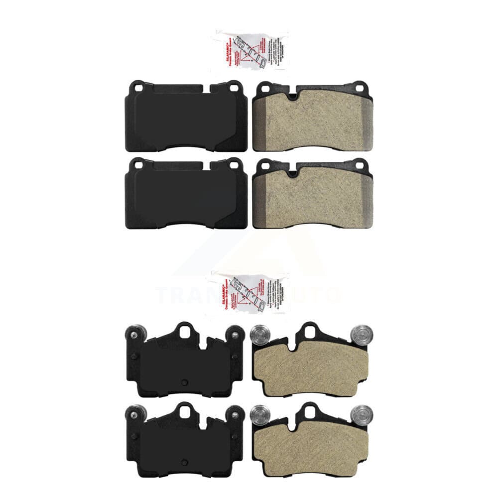 AmeriBRAKES - KNF-101884 - Front and Rear Disc Brake Pad Kits image 1