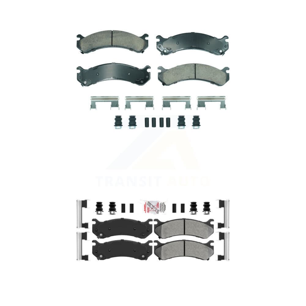 AmeriBRAKES - KNF-101889 - Front and Rear Disc Brake Pad Kits image 1