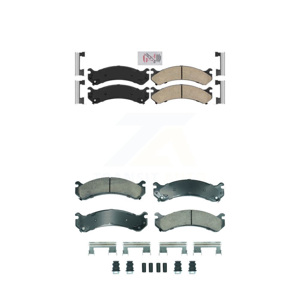 AmeriBRAKES - KNF-101891 - Front and Rear Disc Brake Pad Kits image 1