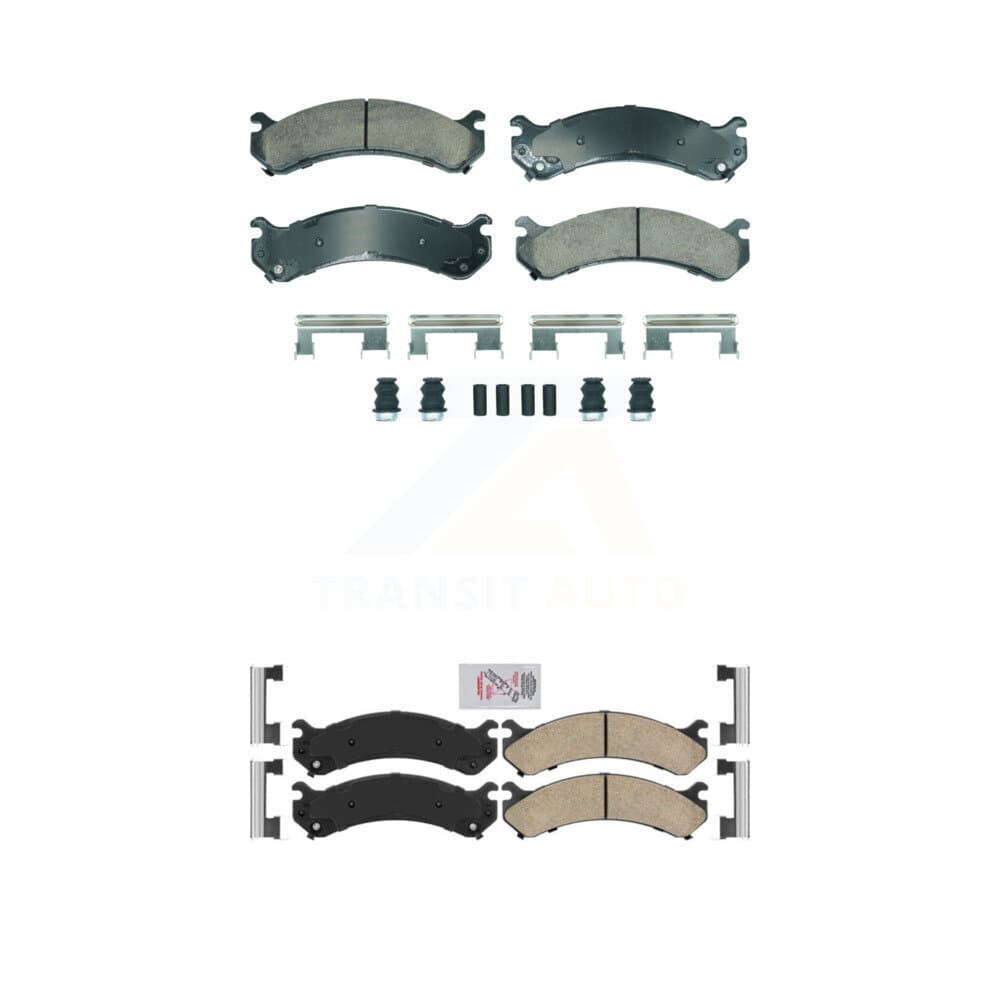 AmeriBRAKES - KNF-101893 - Front and Rear Disc Brake Pad Kits image 1
