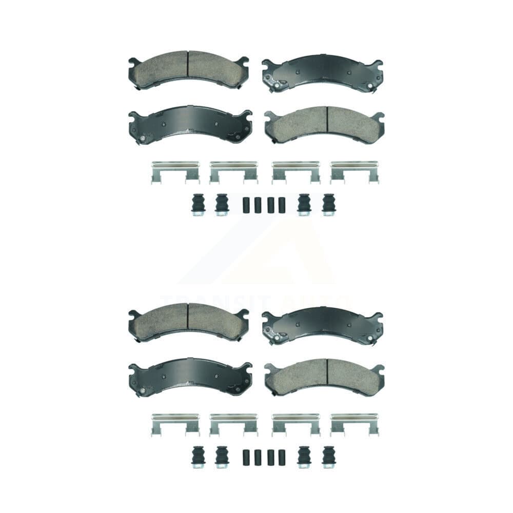 AmeriBRAKES - KNF-101894 - Front and Rear Disc Brake Pad Kits image 1