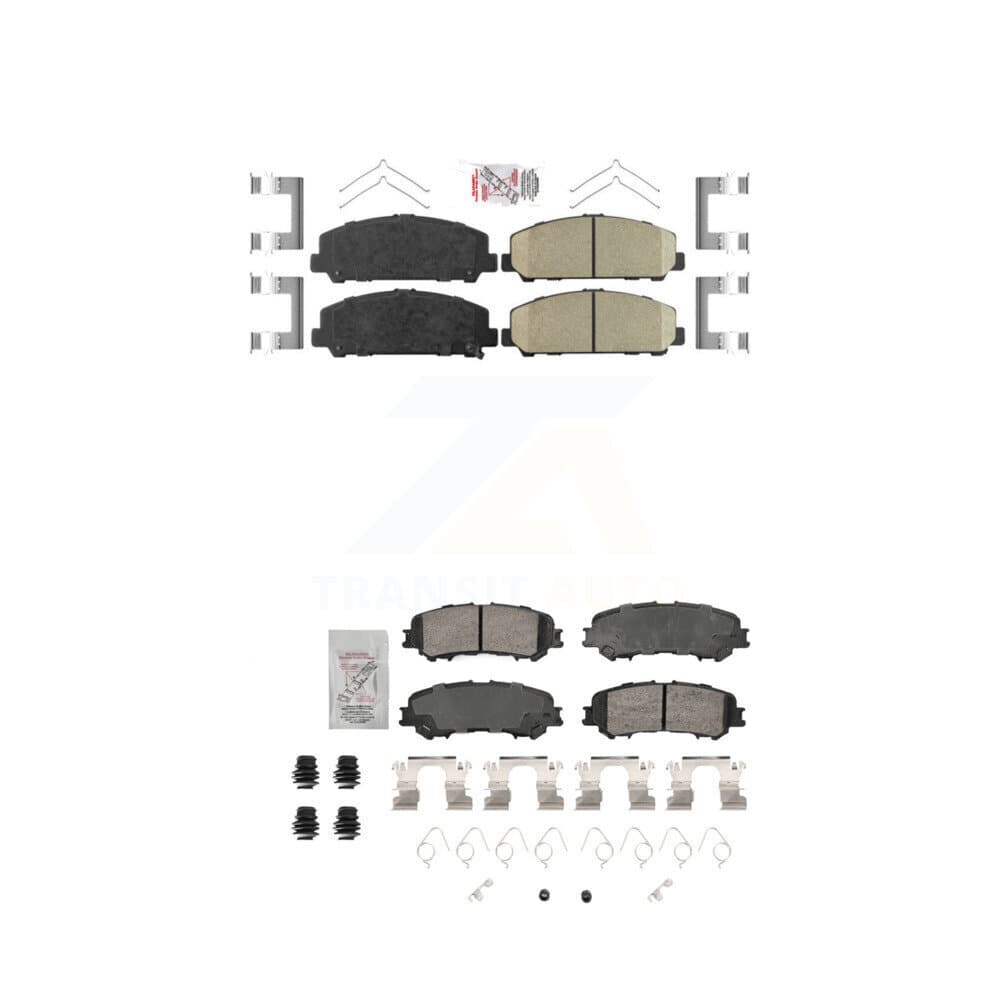 AmeriBRAKES - KNF-101909 - Front and Rear Disc Brake Pad Kits image 1