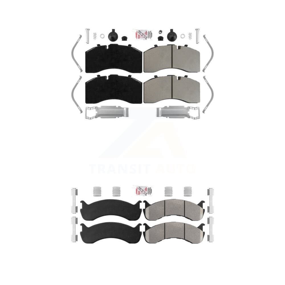 AmeriBRAKES - KNF-101932 - Front and Rear Disc Brake Pad Kits image 1