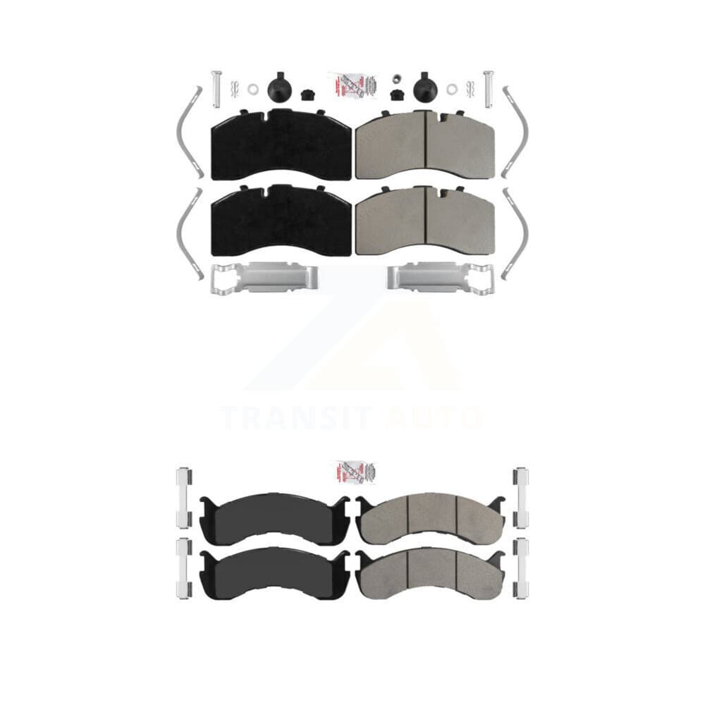 AmeriBRAKES - KNF-101933 - Front and Rear Disc Brake Pad Kits image 1