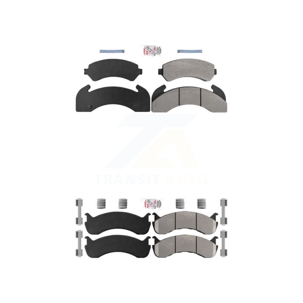 AmeriBRAKES - KNF-101940 - Front and Rear Disc Brake Pad Kits image 1