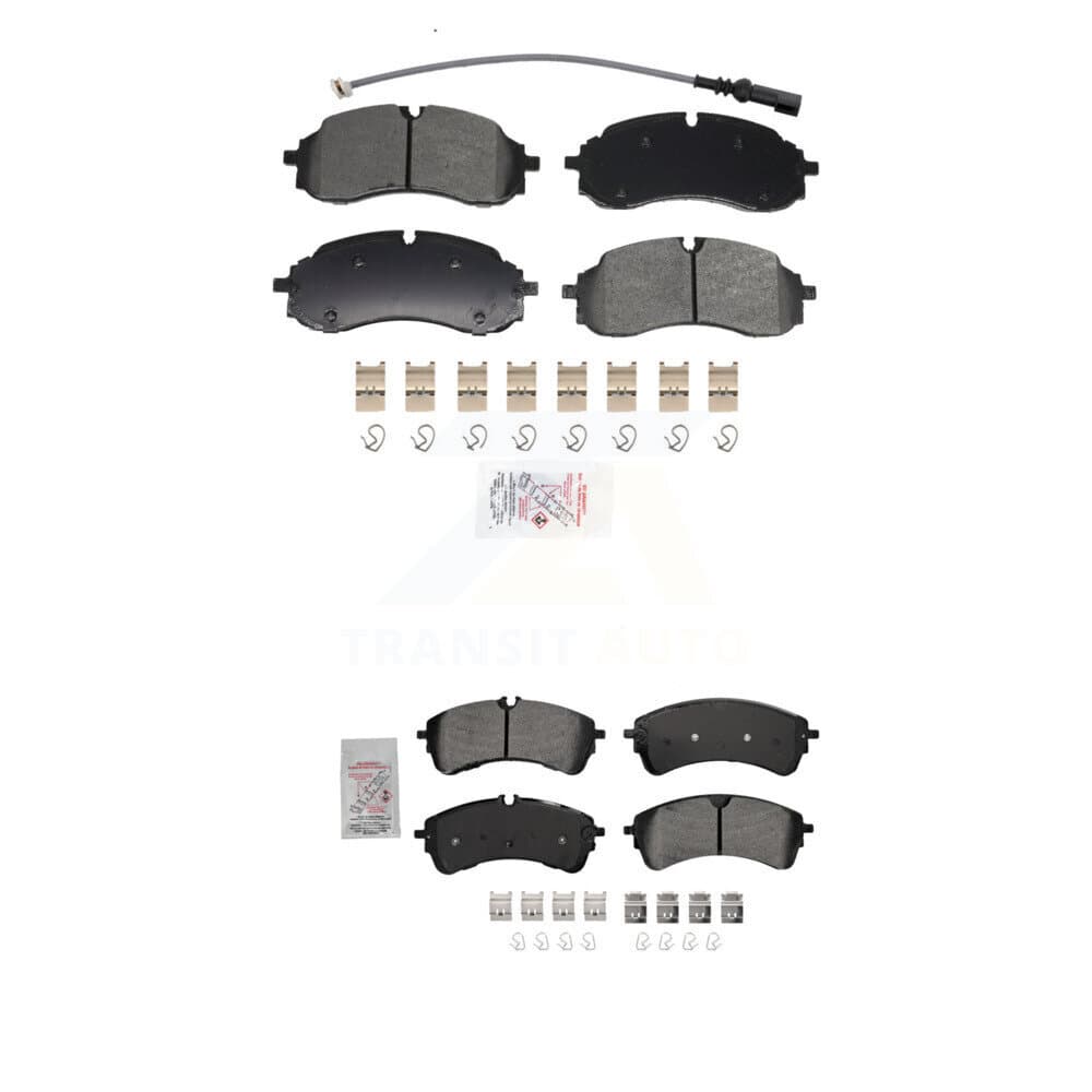 AmeriBRAKES - KNF-101966 - Front and Rear Disc Brake Pad Kits image 1