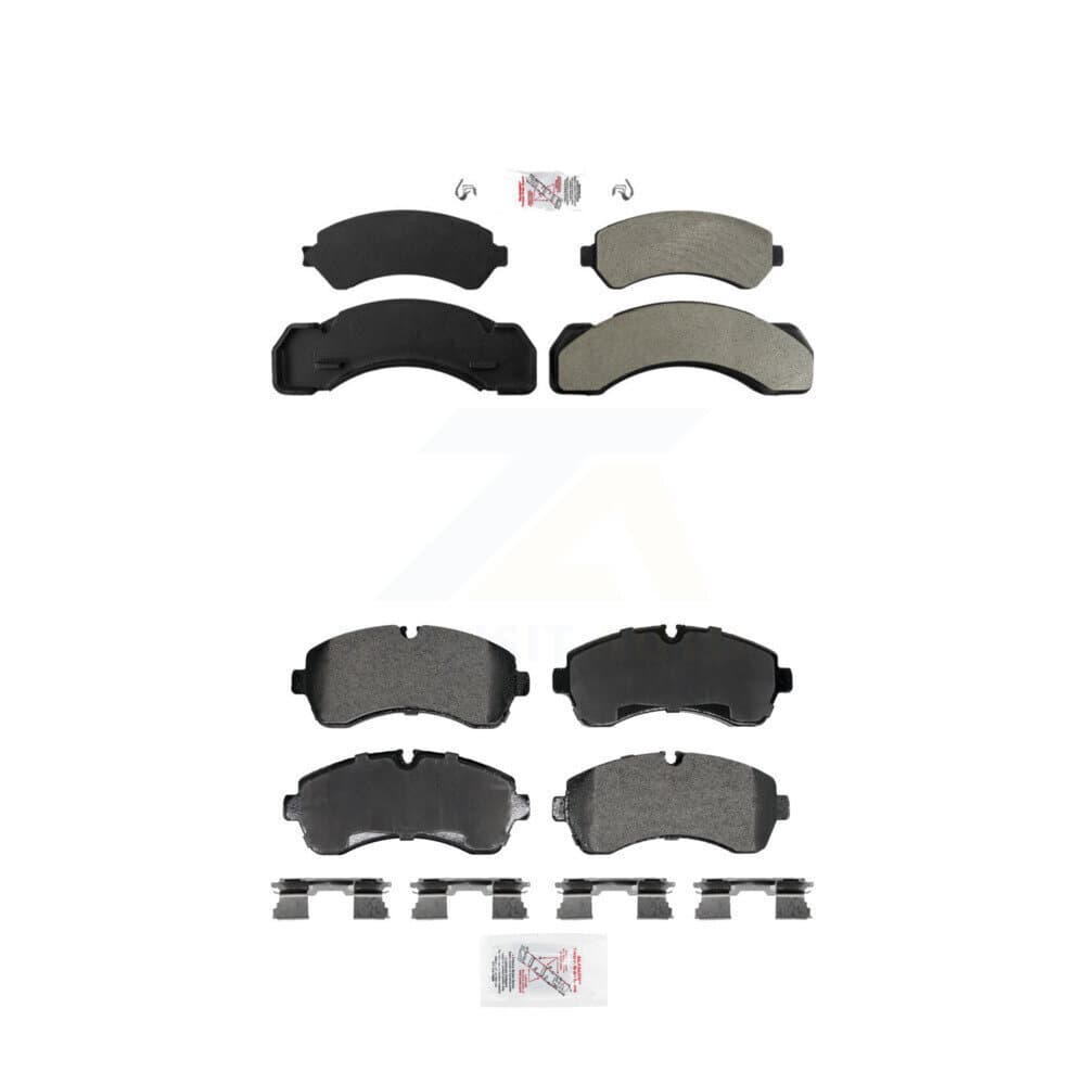 AmeriBRAKES - KNF-101971 - Front and Rear Disc Brake Pad Kits image 1