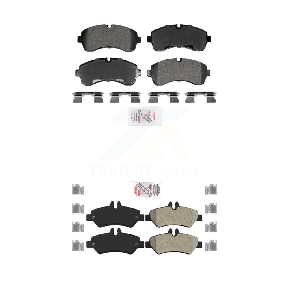 AmeriBRAKES - KNF-101975 - Front and Rear Disc Brake Pad Kits image 1