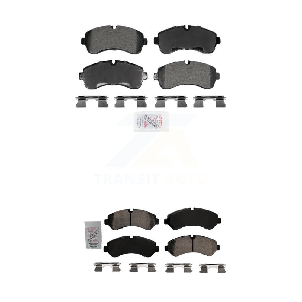 AmeriBRAKES - KNF-101982 - Front and Rear Disc Brake Pad Kits image 1