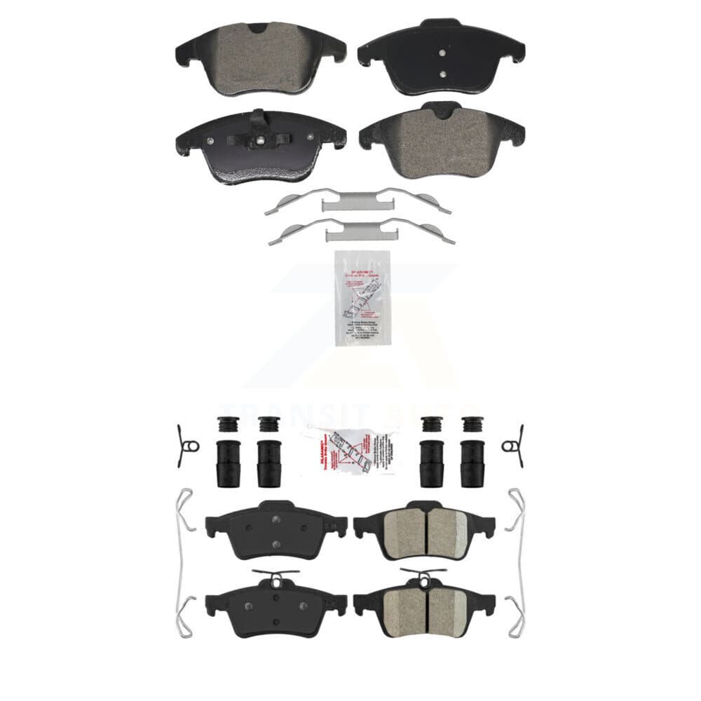 AmeriBRAKES - KNF-101986 - Front and Rear Disc Brake Pad Kits image 1