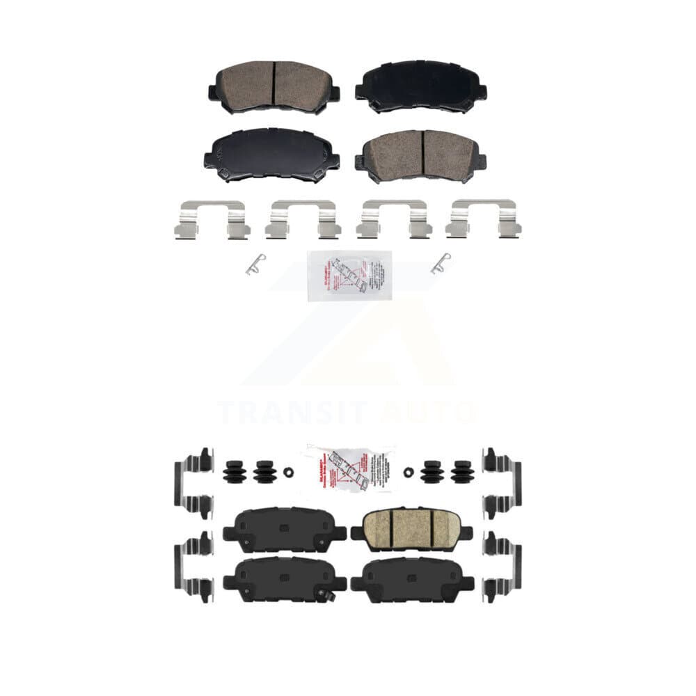 AmeriBRAKES - KNF-102004 - Front and Rear Disc Brake Pad Kits image 1