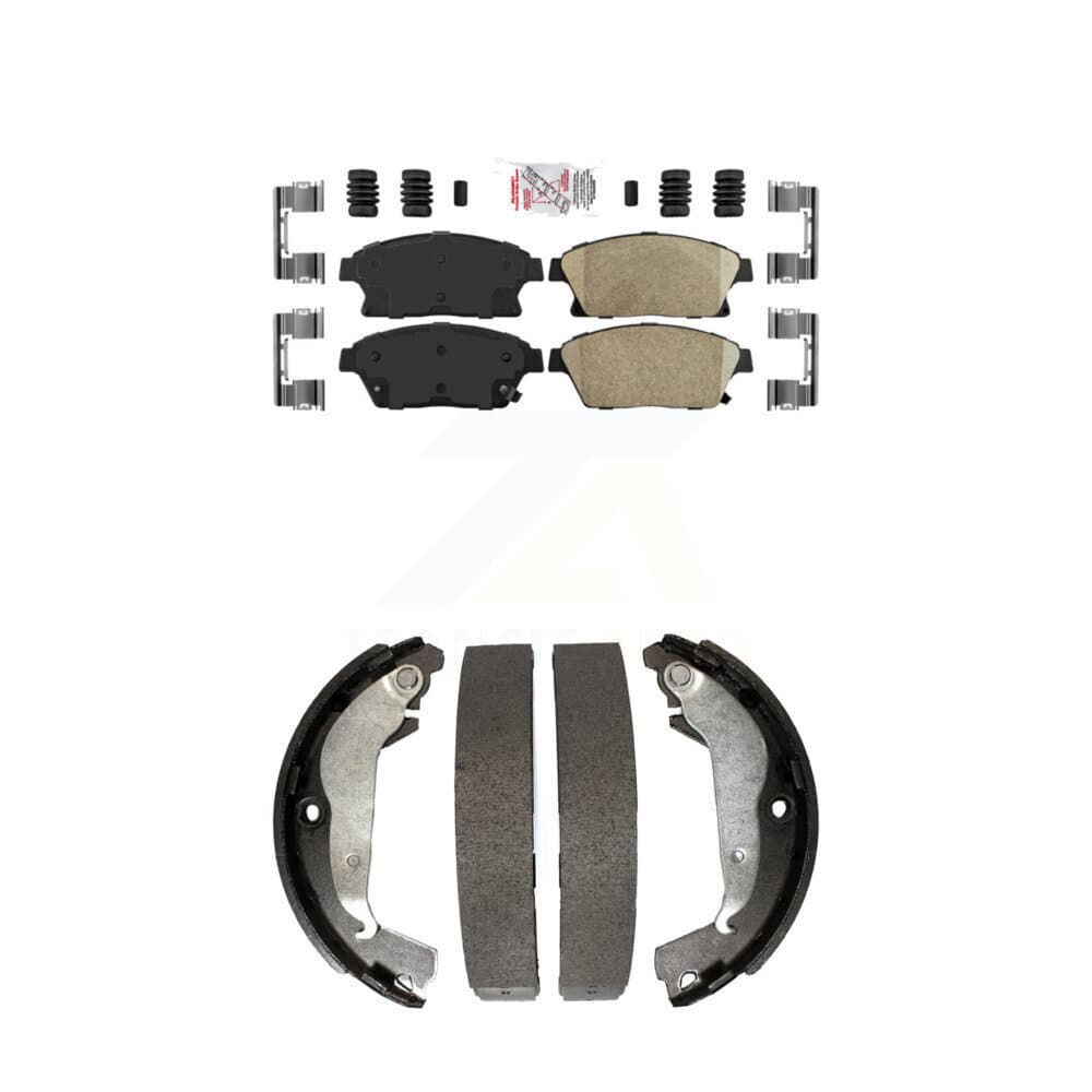 Transit Auto - KNN-100063 - Front and Rear Disc Brake Pad Kits image 1