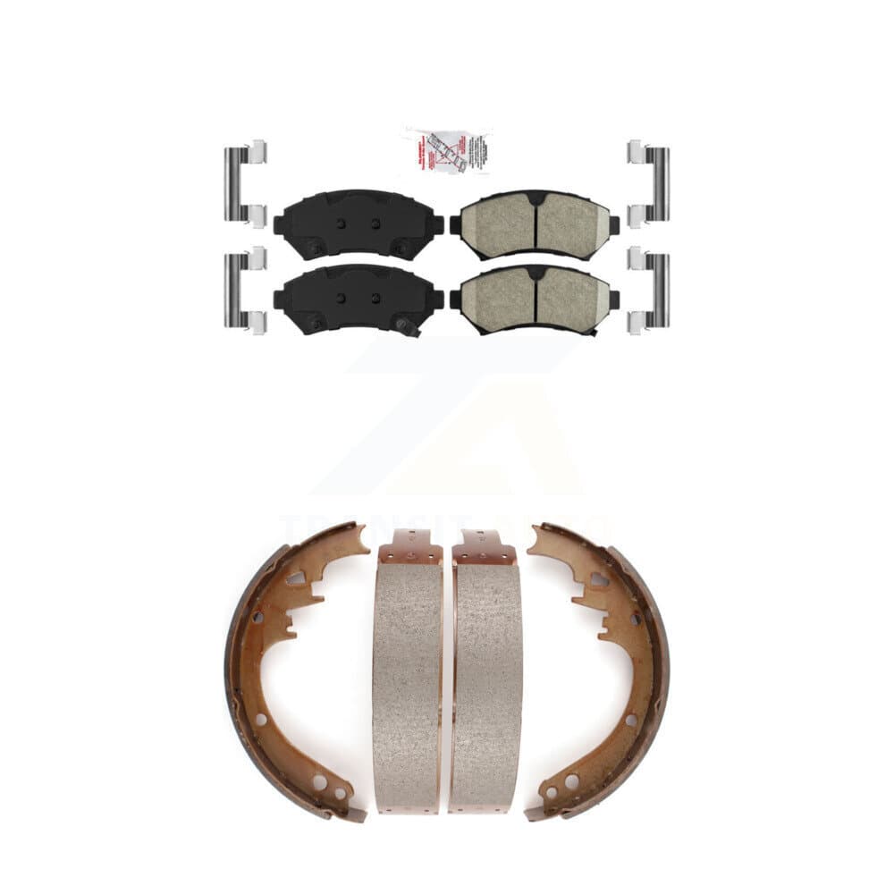 Transit Auto - KNN-100180 - Front and Rear Disc Brake Pad Kits image 1