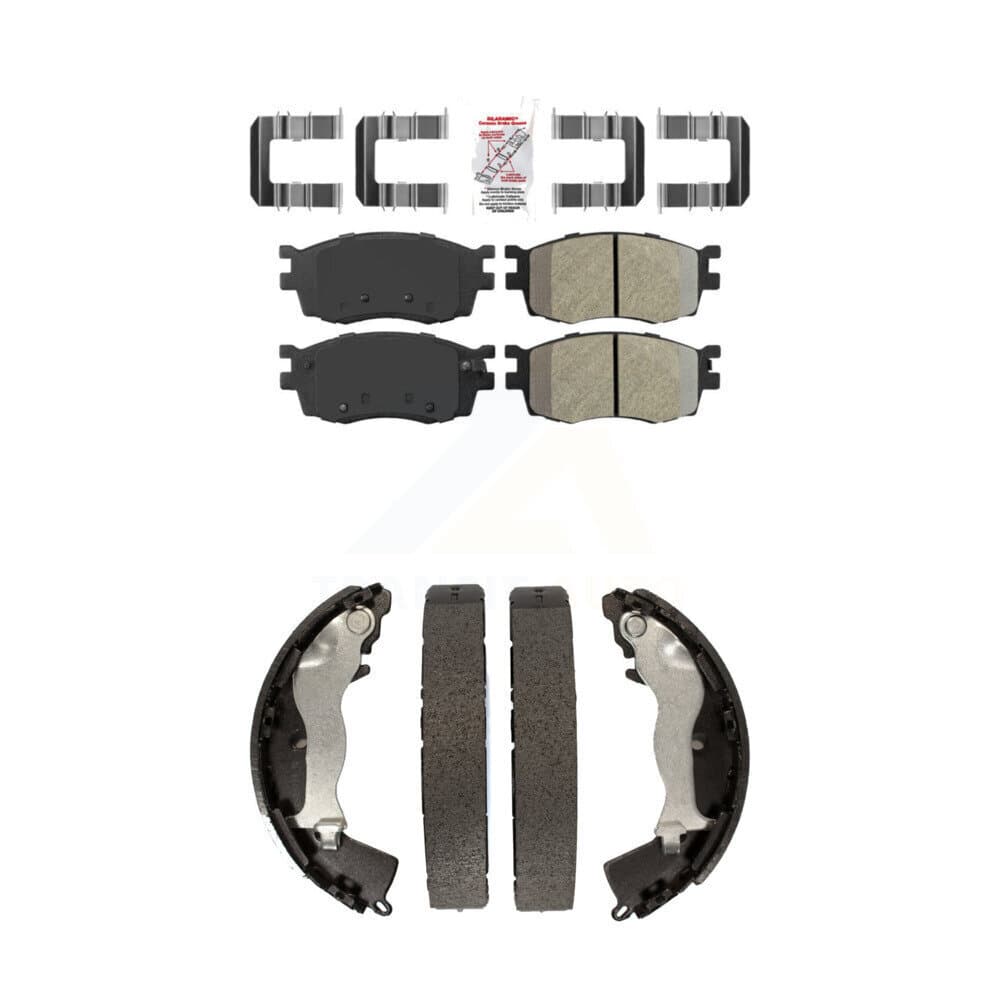 Transit Auto - KNN-100219 - Front and Rear Disc Brake Pad Kits image 1