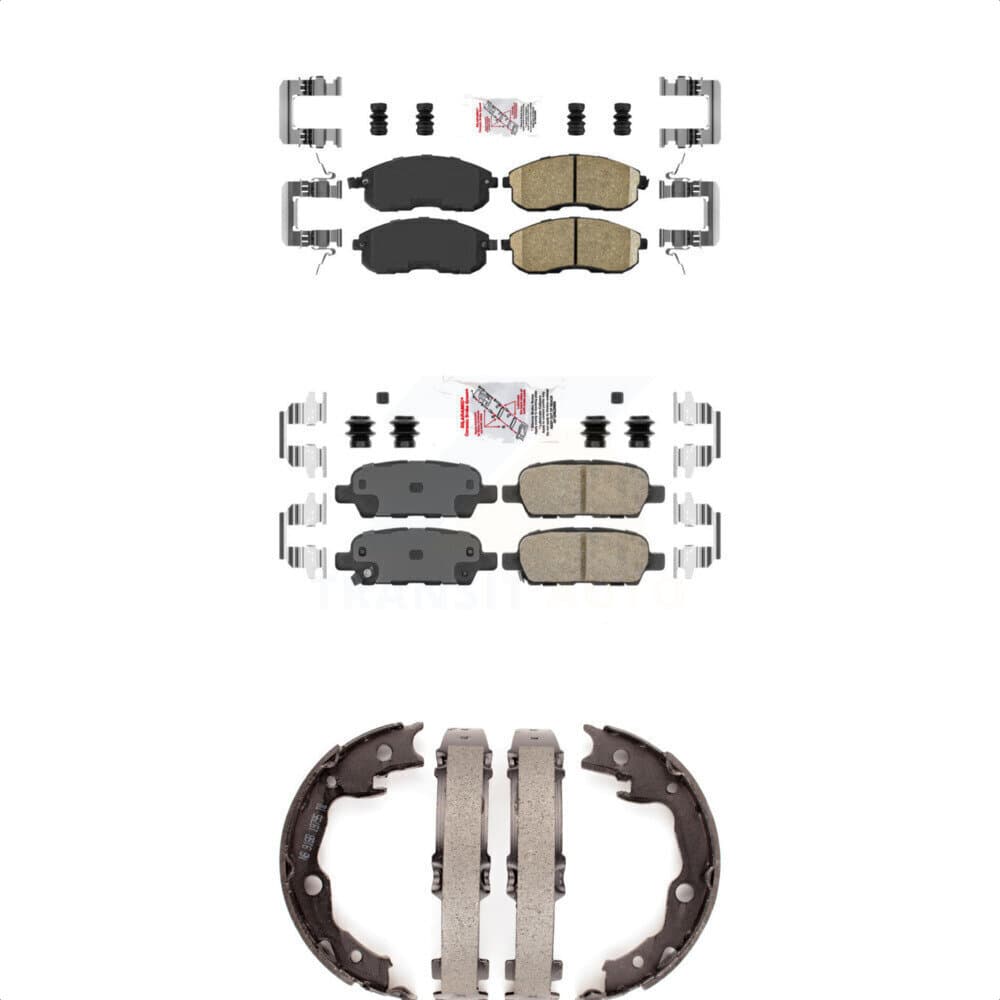 Transit Auto - KNN-100299 - Front and Rear Disc Brake Pad Kits image 1