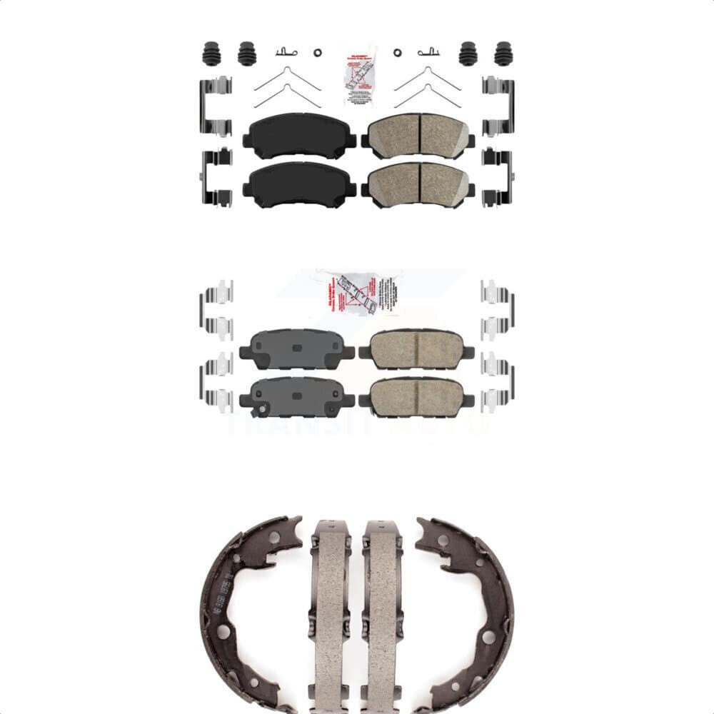 Transit Auto - KNN-100304 - Front and Rear Disc Brake Pad Kits image 1
