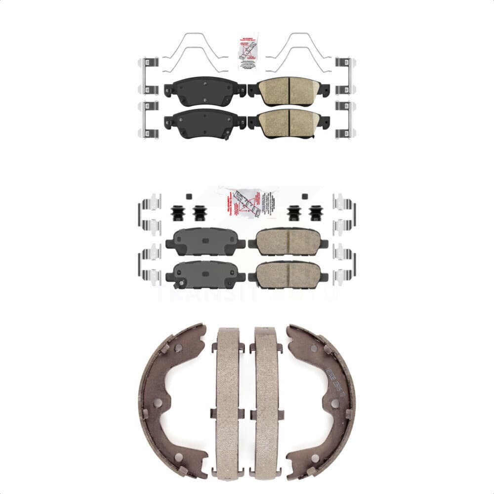 Transit Auto - KNN-100306 - Front and Rear Disc Brake Pad Kits image 1