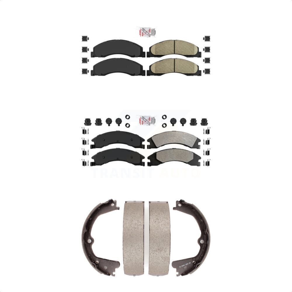 Transit Auto - KNN-100317 - Front and Rear Disc Brake Pad Kits image 1