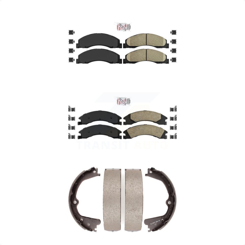 Transit Auto - KNN-100323 - Front and Rear Disc Brake Pad Kits image 1