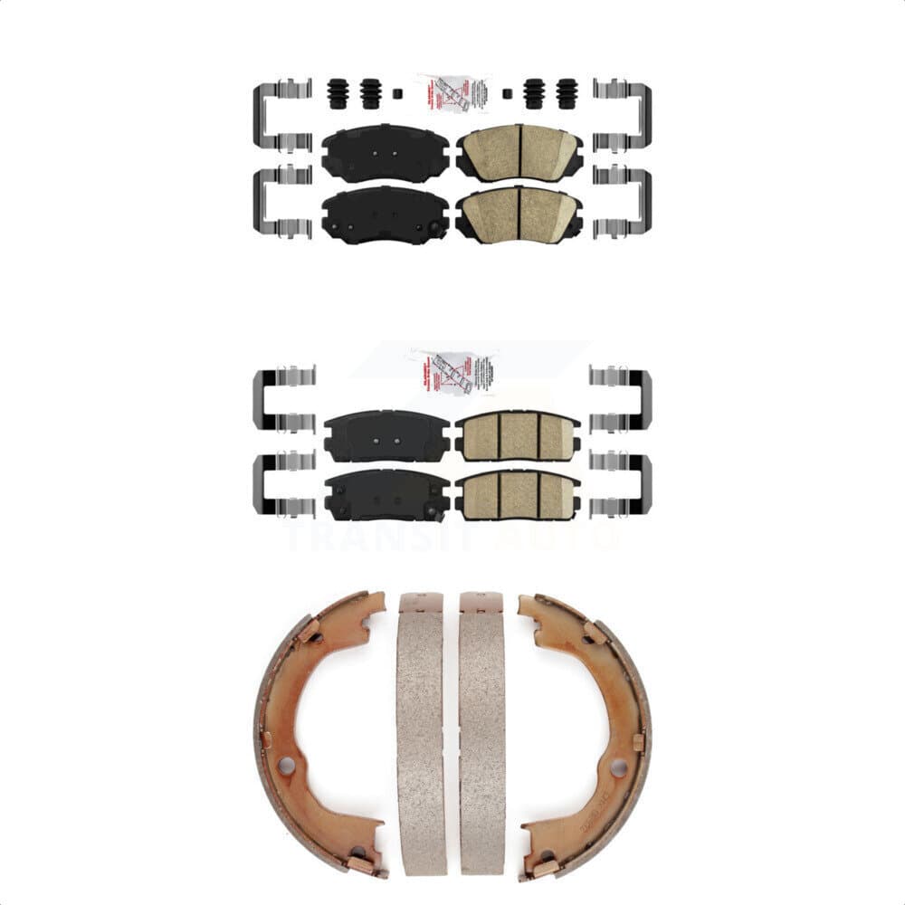 Transit Auto - KNN-100339 - Front and Rear Disc Brake Pad Kits image 1