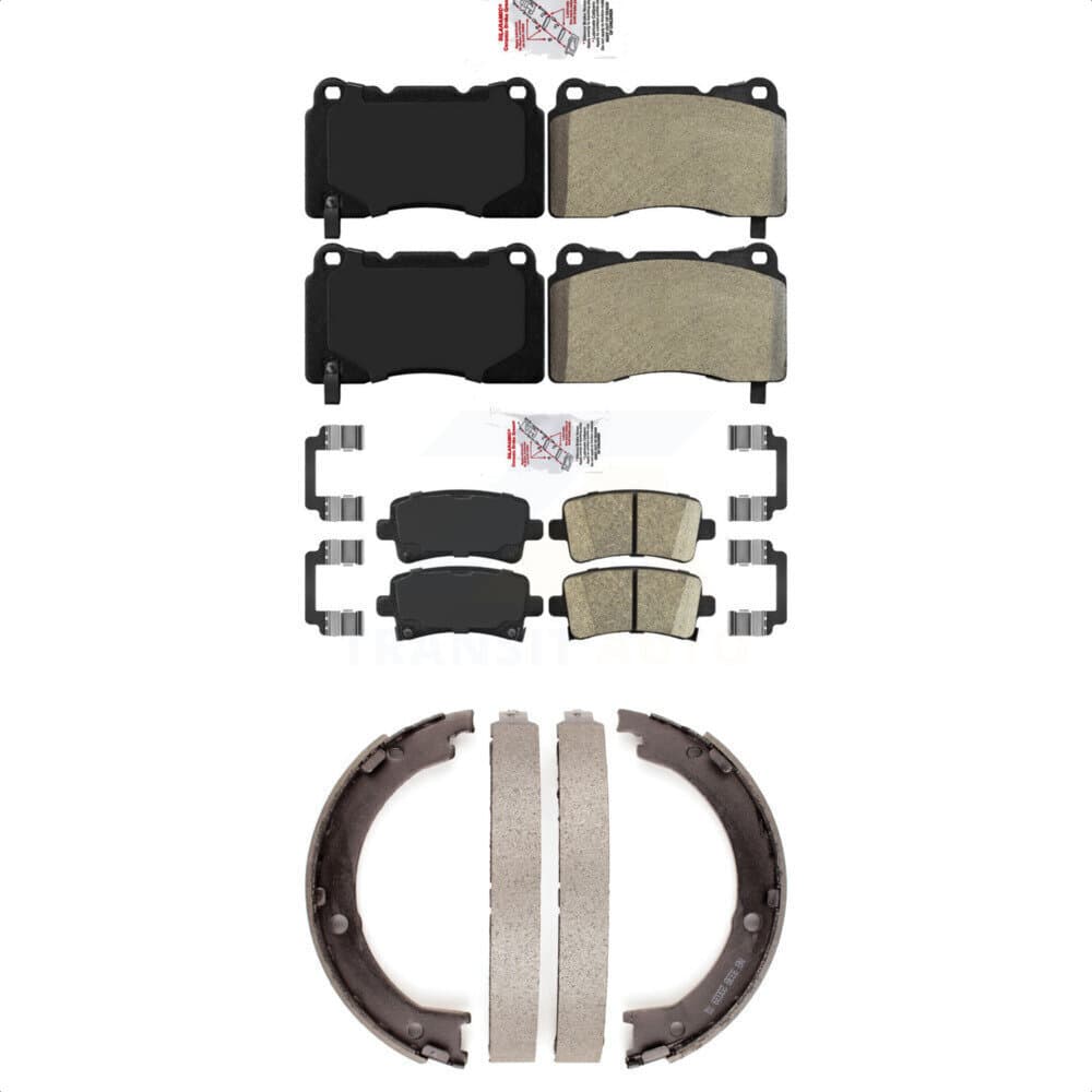 Transit Auto - KNN-100341 - Front and Rear Disc Brake Pad Kits image 1
