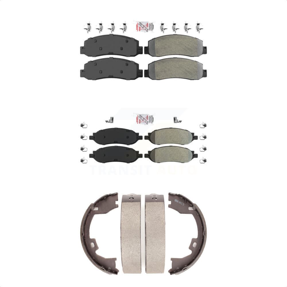 Transit Auto - KNN-100357 - Front and Rear Disc Brake Pad Kits image 1