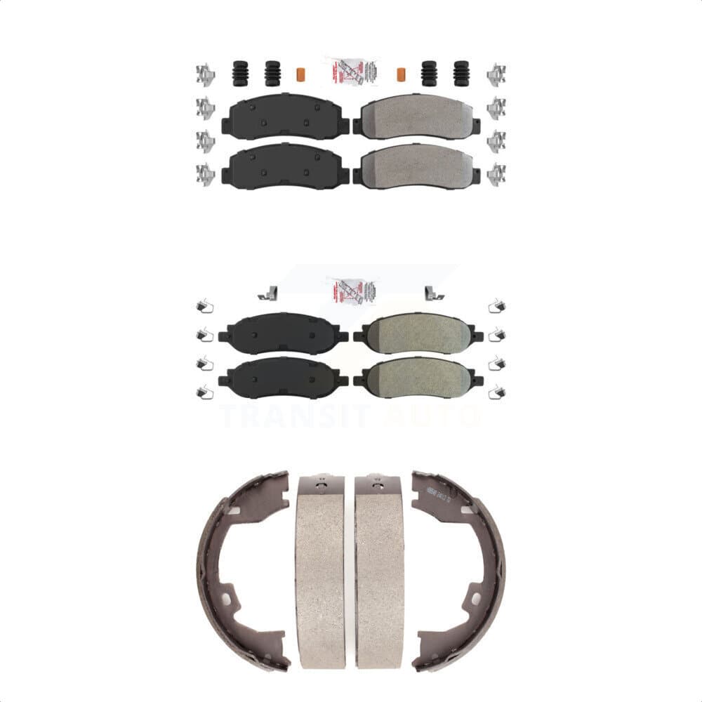 Transit Auto - KNN-100358 - Front and Rear Disc Brake Pad Kits image 1