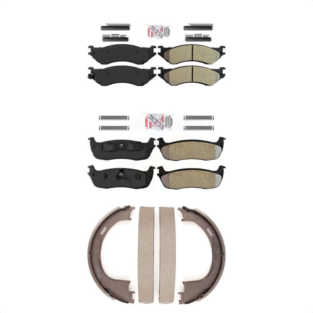 Transit Auto - KNN-100362 - Front and Rear Disc Brake Pad Kits image 1
